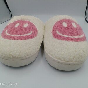 Fuzzy Face Slippers for Women Non-Slip Style Casual Warm w/ Soft Memory Foam